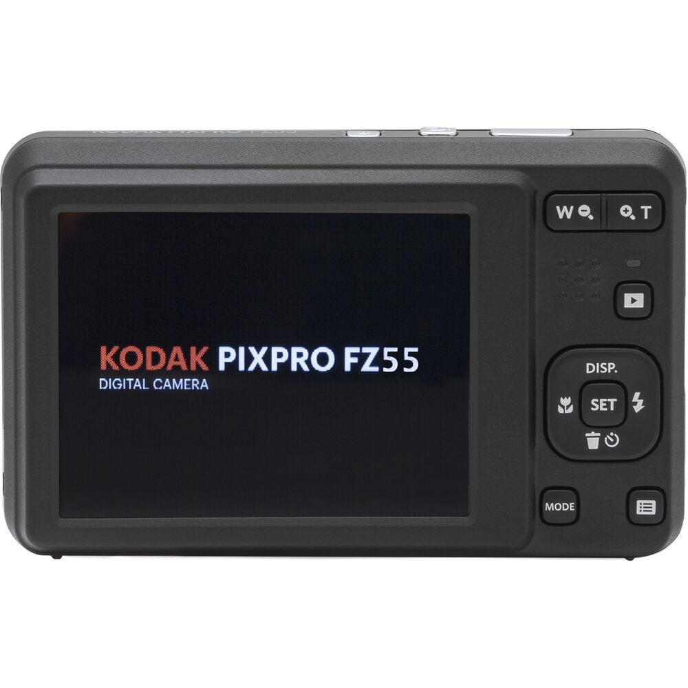 Kodak PIXPRO FZ55 Digital Camera (Black) + Extra Battery + LED +1 Yr  Warranty