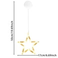 thumbnail image 2 of BKRE Suction Cup Christmas Lights Mini Suction Cup Lights For Windows Suction Cup Window Lights Battery Operated Holiday For Indoor Outdoor Festive Night Light Display (4 Styles), 2 of 3