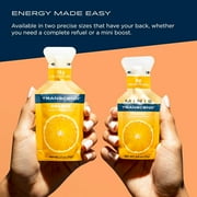 Transcend Orange Carb Energy Gel Packs, 15 Count (15g Each), Gluten-Free