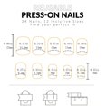 thumbnail image 4 of 24pcs Medium Square White French Fake nails， Bow on nails Detachable And Reusable Jelly Glue 1pc Cuticle Pusher, 4 of 6