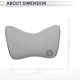 thumbnail image 5 of Almohada para reposacabezas de automóvil Unique Bargains, soporte para cuello ergonómico y cómodo, poliéster y espuma de memoria, ancho ajustable, gris, 1 Pcs para conducción y viajes, 5 of 7