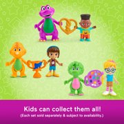 Fisher-Price Barney’s World Barney’s Friend Mel & Billy Dino Figure Set for Kids, 3 Toys