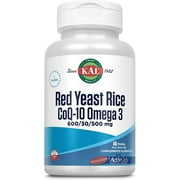 KAL Red Yeast Rice COQ10 Omega 3, 60 Count