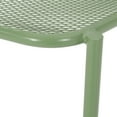 thumbnail image 6 of GDF Studio Douglas Outdoor Modern Metal 3 Piece Chat Set, Matte Green, 6 of 13