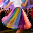 thumbnail image 7 of Women's Tulle Tutu Skirt - Multi-Layered Fluffy Princess Skirt for Role-playing,Parties & Costumes, 7 of 7