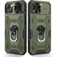 thumbnail image 1 of wonima11 Caka for iPhone 14 Plus Case, 14 Plus Case with Camera Cover & Kickstand, Built-in 360°Rotate Ring Stand Magnetic Magnet Protective Phone Case Cover for iPhone 14 Plus -Green, 1 of 1