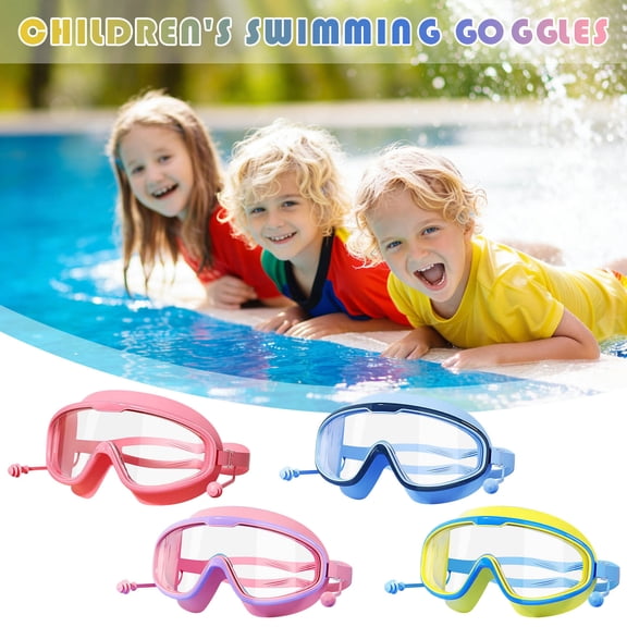 Waterproof Swimming Goggles HD Clear Anti-Fog Lens • Soft Silicone Leak-Proof Seal • Adjustable Strap • UV Protection • Pool Training Swim Gear