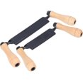 thumbnail image 1 of Draw Knife, Tungsten Steel Wooden Handle Straight Type Safe Durable Draw Shave Knife Woodworking Debarking Hand Tool For Draw Shave Tool(10in), 1 of 5
