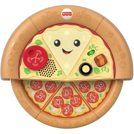Fisher-Price Laugh & Learn Slice of Learning Pizza, Baby Activity Toy