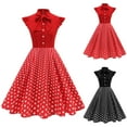 thumbnail image 1 of Sentmoon Robes Semi-Formelles pour Femmes Douces et Confortables 2026 Été avec Imprimé Robe de Souper Mignonne Extensible Coupe Régulière Robe de Plage Indispensables de Plage pour la Relâche du Printemps Rouge G, 1 of 6