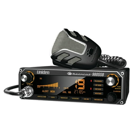 Uniden Bearcat 980 SSB 40-Channel CB Radio with 7-Color Digital Display, BEARCAT 980SSBPT