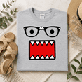 thumbnail image 2 of Y2K Emo Scene Face Graphic T-Shirt, 2 of 6