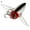 White, variant on Cheers.US 12.5g 5.8cm Bee Bait Solid Treble Hook Hard Artificial Lures Bumble Bug Topwater Crankbait Fishing Lure Lure Accessories for Outdoor