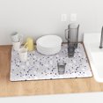 thumbnail image 1 of Diatom Earth Pad Sink Splash Mat Kitchen Bathroom Water Absorbent Pad Cleaning Drying Anti-Mold Rubber Back Countertop Protector, 1 of 5