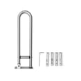 thumbnail image 2 of Toilet Safety Rails, Stainless Disabled Flip Up Bathroom Grab Bar Handrails Hand Grips Handle Shower Assist Aid, 2 of 6