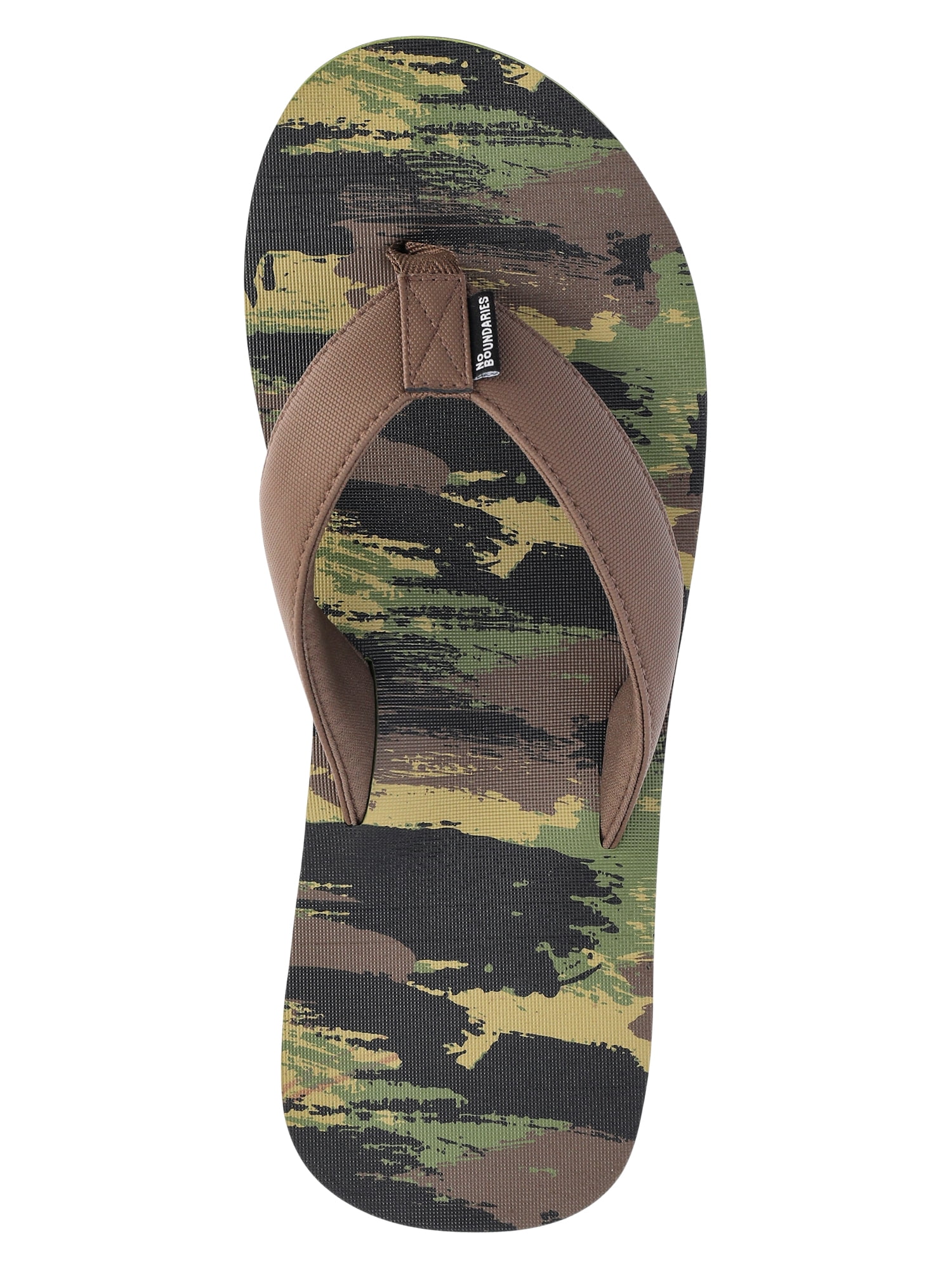 No Boundaries Men's Beach Flip Flop Sandals