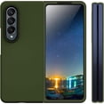 thumbnail image 2 of for Samsung Galaxy Z Fold 4 5g Case, Galaxy Z Fold 4 7.6 Liquid Silicone Case Dual Layer Hybrid Hard PC Soft Silicone Slim Fit Shockproof Protective Phone Case, Dark Green, 2 of 8