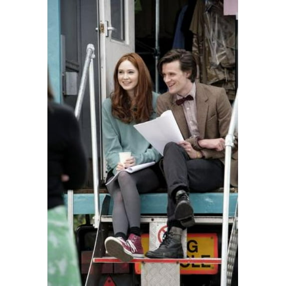 Matt Smith Karen Gillan Dr. Who Poster 27inx40in for any room 27x40 Square Adults Poster Time