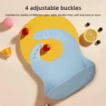 thumbnail image 3 of Juego de cuencos de alimentación de bebé de silicona resistente al calor, ocho piezas con ventosa, utensilios integrados para bebés y bebés, 3 of 5