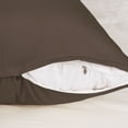 thumbnail image 3 of PiccoCasa Body Pillowcases Microfiber Pillow Cover with Zipper, Standard Brown 20"x48", 3 of 6
