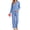 B-Blue, variant on UVN Womens Cotton 2 Piece Pajama Set Fall Gingham Button up Top and Long Pant Casual Ladies Plaid Loungewear