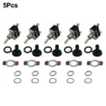 thumbnail image 1 of 5X Heavy Duty Boat Rocker Toggle Switches 250V 2 Pin SPST On/Off Rocker Switches Black, 1 of 9