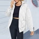thumbnail image 1 of Chaquetas y abrigos casuales con capucha de manga larga para mujer, ropa de invierno de talla grande, abrigo de cuero cálido con capucha, chaqueta de manga larga, abrigo para mujer, 1 of 5
