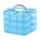 thumbnail image 3 of Caja Organizadora De Cuentas De Joyería Transparente De Plástico Caja Contenedora De Almacenamiento Herramienta Artesanal Ahorro De Espacio Advancent HA024298-01, 3 of 5