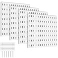 thumbnail image 3 of 4pcs Peg Board Plastic Pegboard Wall Organizer No Punch Pegboard Panel Multifunctional Pegboard Wall Display Rack Kit Reusable Garage Storage Pegboard for Bedroom Kitchen, 3 of 11