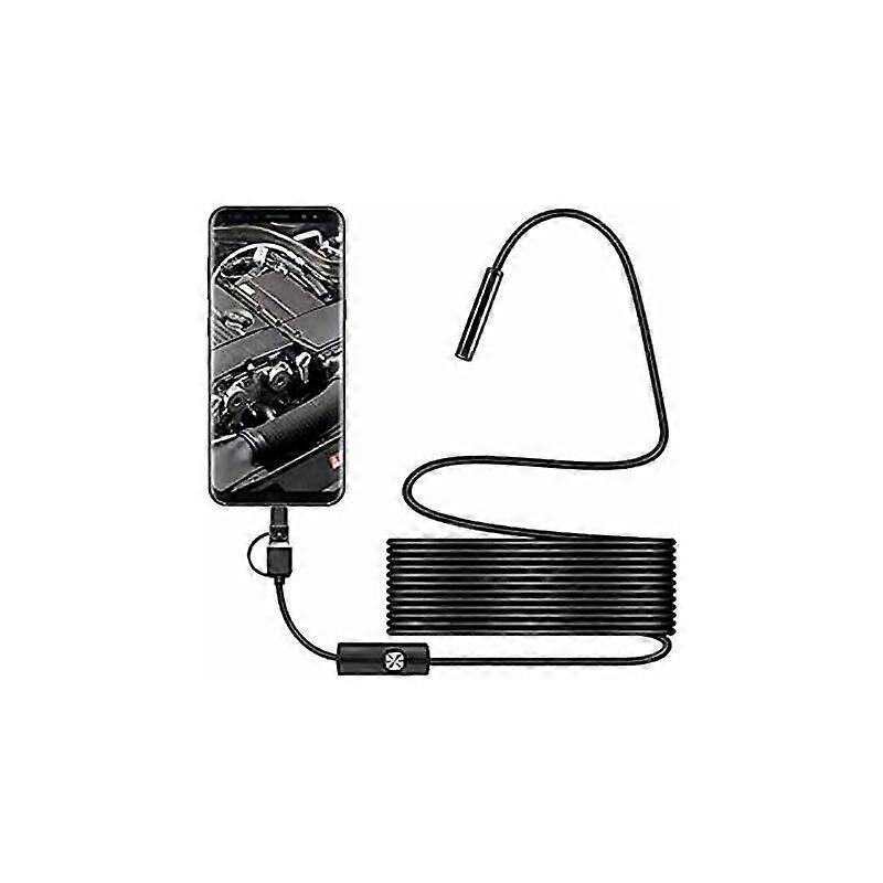 USB Snake Camera, USB-C Endoscope, 2.0MP IP67, Type-C Camera with 8 ...