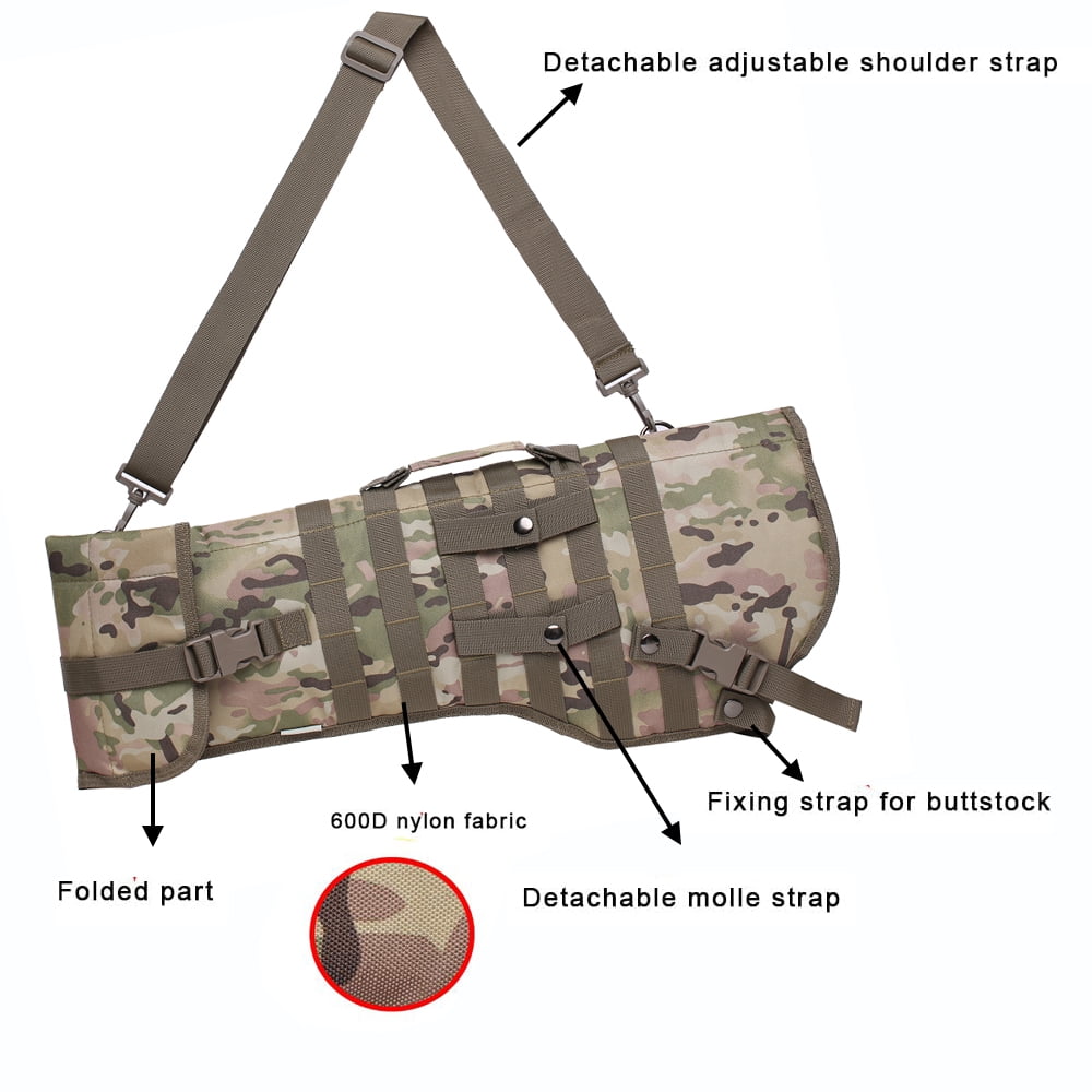 Kylebooker Rifle Scabbard Shotgun Shoulder Bag Black 29inch