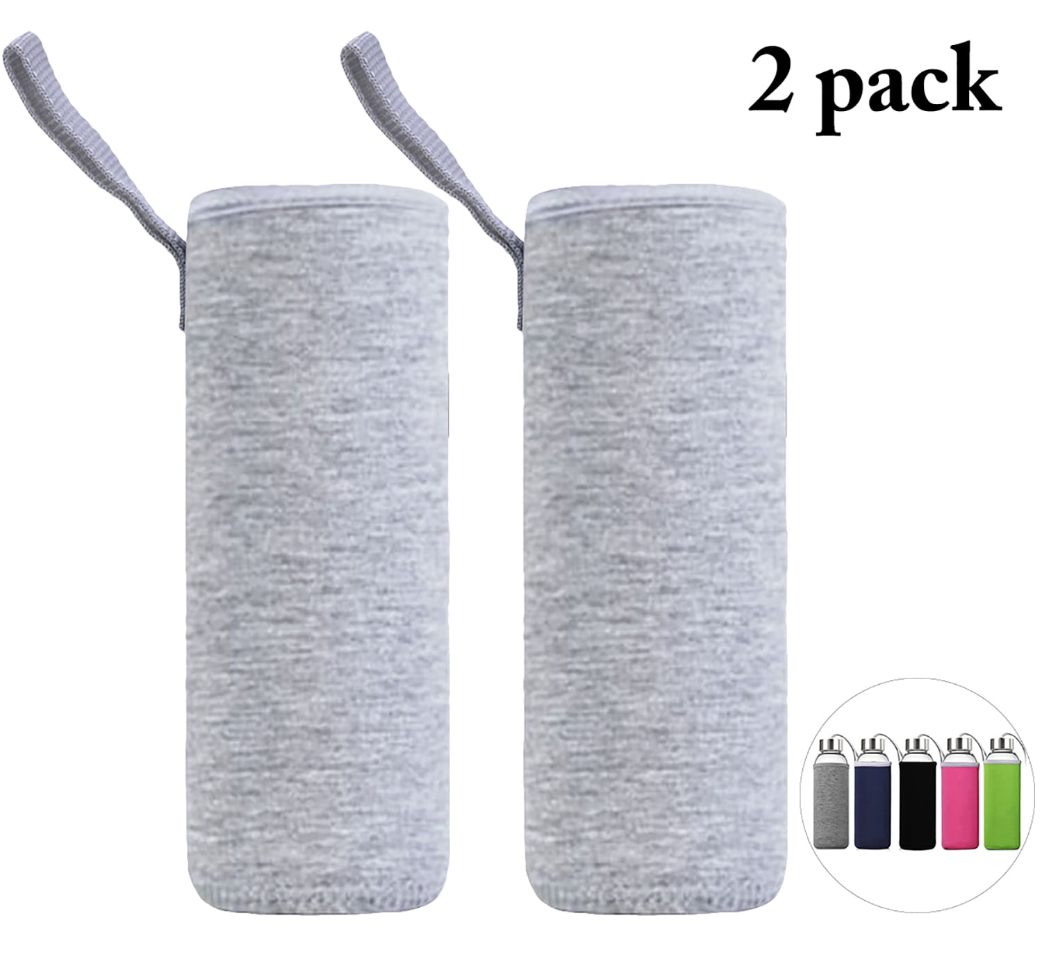 18.6oz Portable Water Bottle Sleeve Neoprene Water Bottle Cover Drink