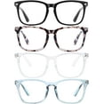 thumbnail image 1 of EcoNesxp ame nerd glasses anti blue light glasses square nerd glasses ame anti blue light computing anti blue light glasses, 1 of 5