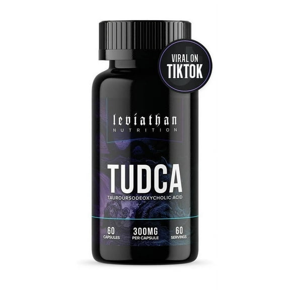 Leviathan Nutrition TUDCA Liver Cleanse & Gallbladder Detox Kidney & Gut Health Bile Salt 300mg
