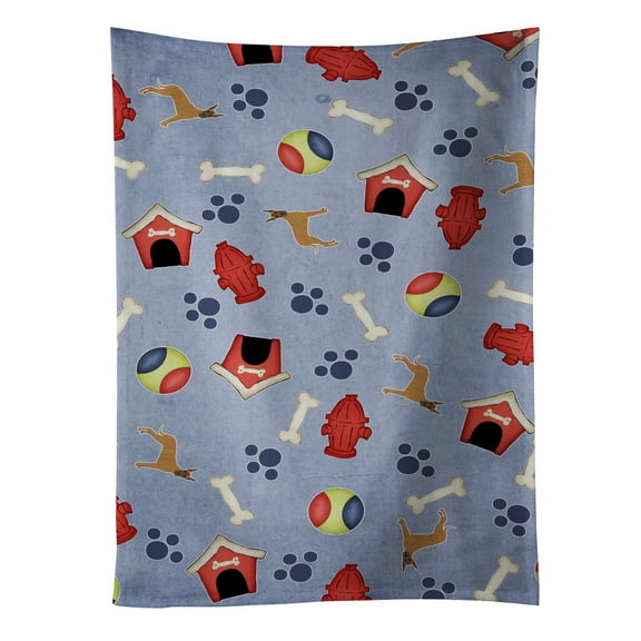 Dog House Collection Brindle Cropped Great Dane Kitchen Towel