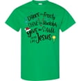thumbnail image 3 of Inktastic Dance Like Frosty, Shine Like Rudolph, Give Like Santa T-Shirt, 3 of 5