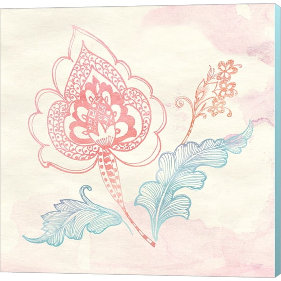 Great Art Now Eastern Boho II by Wild Apple Portfolio Canvas Wall Art