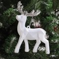 thumbnail image 5 of Cheapark Glittering Deer Christmas Tree Ornaments - Miniature Statue Pendants for Party, Garden & Photography, Festive Home Decor, 5 of 8