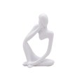 thumbnail image 2 of Flmtop Penseur Statue Abstraite Fait Main en Résine Moderne Creux Penseur Sculptures pour la Maison, 2 of 8