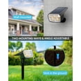thumbnail image 3 of Focos solares HIBOITEC 59 LED impermeables de color blanco cálido, 3 of 7