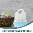 thumbnail image 5 of HONMEET Handwoven Easter Bunny Basket Sky Treat Holder for Easter Party Decoration and Holiday, 5 of 8