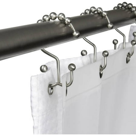 Maytex Mills Metal Double Glide Shower Hook, Oil Rubbed Bronze