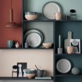 thumbnail image 3 of 16.2-ounce element fern green rice bowl, kitchen soup bowl, large stone bowl, festive decorative tableware bowl, 3 of 4
