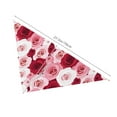 thumbnail image 6 of Easygdp Rose Pet Scarf, Dog Triangle Scarf, Printing Dog Bib, Handkerchief Scarf for Small Medium Large Dogs Cats Pets, 6 of 9