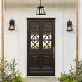 thumbnail image 5 of Kania Modern Black Outdoor Wall Sconce Dimmable Exterior Wall Lantern Lighting for Garage Porch Front Door Set of 2, 5 of 5