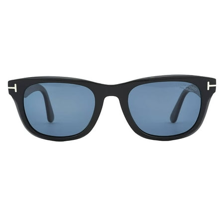 Tom Ford Mens Sunglasses FT1076 Kendel 01M 54 - Shiny Black 54mm