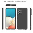 thumbnail image 2 of Galaxy A34 5G Case, Njjex Samsung Galaxy A34 Basic Case [Frosted] Shockproof Case Liquid Silicone Gel Rubber Soft TPU Anti-slip Bumper Thin Matte Slim Phone Case Covers For Samsung A34 5G,Black, 2 of 6