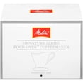 thumbnail image 3 of Melitta - Cafetera de porcelana con cono de vertido de 1 taza, color negro brillante, 3 of 4