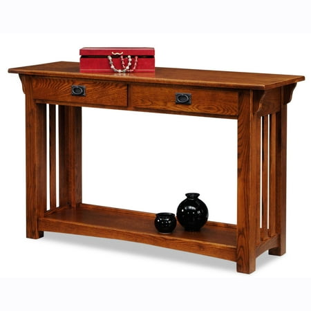 Ash Console - Leick Home Solid Ash Mission Console Table