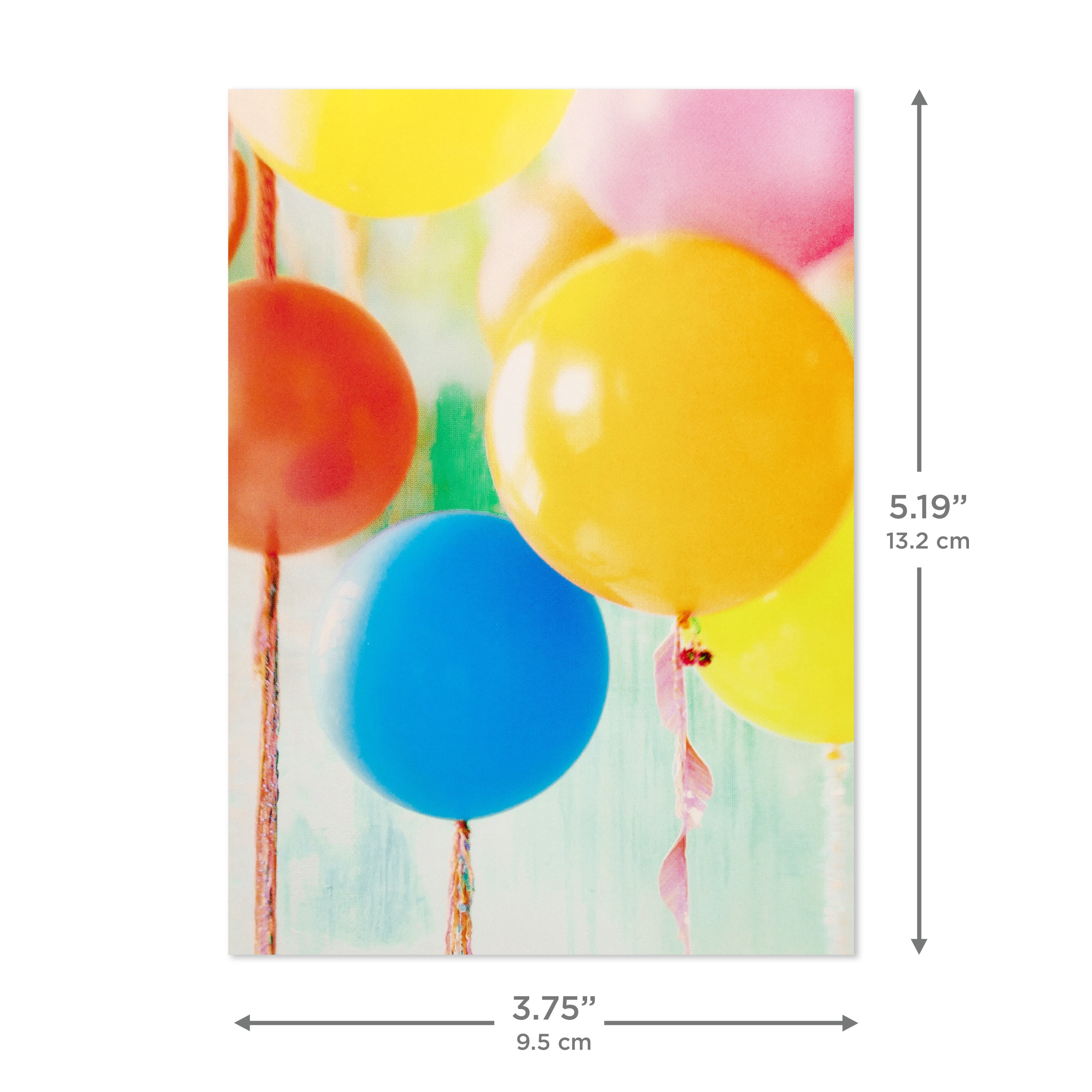 Hallmark Blank Notes (Floating Balloons), Pack of 20